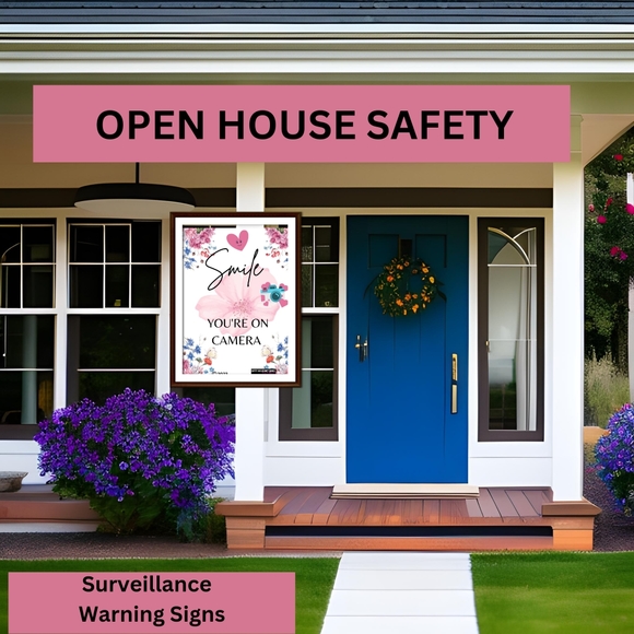 "Smile You're On Camera" and "Do Not Enter" Posters - Picture 3 of 4